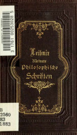 Kleinere philosophische Schriften_cover
