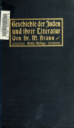 Geschichte der Juden und ihrer Literatur_cover