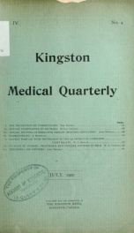 Kingston Medical Quarterly v.4  n. 04_cover