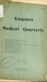 Kingston Medical Quarterly v.2  n. 04_cover