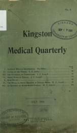 Kingston Medical Quarterly v.7  n. 04_cover