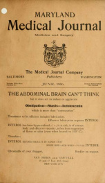 Maryland Medical Journal, a journal of medicine and surgery v. 59 n. 06_cover