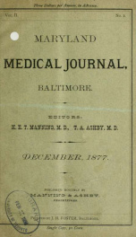 Maryland Medical Journal, a journal of medicine and surgery December v.2 n. 02_cover