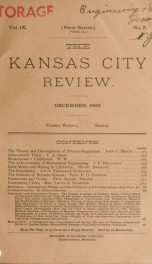 Kansas City Review of Science and Industry 9 no 5_cover