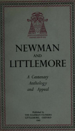 Newman and Littlemore : a centenary anthology and appeal_cover