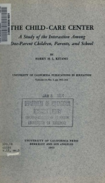 University of California publications in education 12, No.5_cover