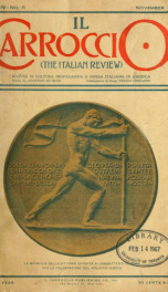 Il Carroccio. The Italian review, Rivista di coltura, propaganda e difesa italiana in America 14, no.5_cover