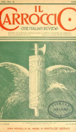 Il Carroccio. The Italian review, Rivista di coltura, propaganda e difesa italiana in America 13, no.4_cover