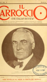 Il Carroccio. The Italian review, Rivista di coltura, propaganda e difesa italiana in America 13, no.3_cover