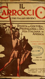 Il Carroccio. The Italian review, Rivista di coltura, propaganda e difesa italiana in America 7, no.3_cover