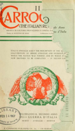 Il Carroccio. The Italian review, Rivista di coltura, propaganda e difesa italiana in America 5, no.5_cover