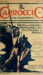 Il Carroccio. The Italian review, Rivista di coltura, propaganda e difesa italiana in America 4, no.4_cover