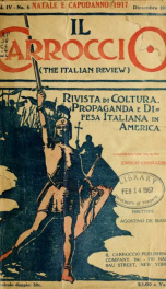 Il Carroccio. The Italian review, Rivista di coltura, propaganda e difesa italiana in America 4, no.6_cover