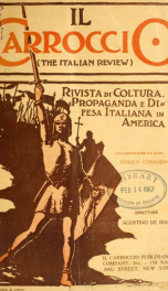 Il Carroccio. The Italian review, Rivista di coltura, propaganda e difesa italiana in America 7, no.1_cover