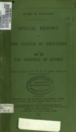 Special reports on educational subjects. Vol. 4. -- 4, No. 2_cover