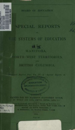 Special reports on educational subjects. Vol. 4. -- 4, No. 4_cover