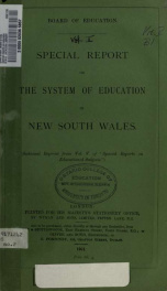Special reports on educational subjects. Vol. 5. -- 5, No. 2_cover