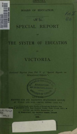 Special reports on educational subjects. Vol. 5. -- 5, No. 3_cover