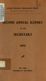 Annual report 1902_cover