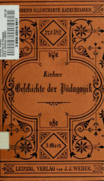 Geschichte der Padagogik. --_cover