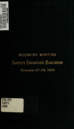 Journal of proceedings and addresses of the annual meeting 1900_cover