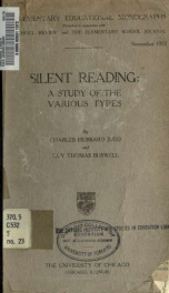 Silent reading: a study of the various types_cover