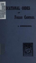 Educational codes of foreign countries..._cover