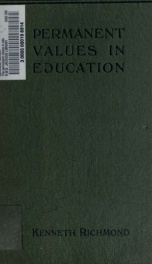 The permanent values in education_cover