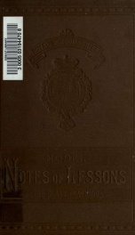 Model notes of lessons : for class teaching_cover