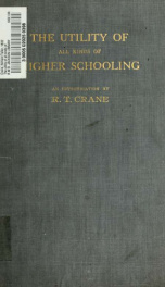 The utility of all kinds of higher schooling, an investigation_cover