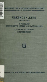 Grundriss der Geschichtswissenschaft zur Einführung in das Studium der Deutschen Geschichte des Mittelalters und der Neuzeit v.1 pt.2_cover