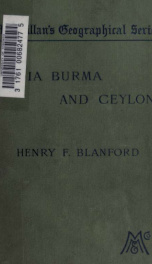 An elementary geography of India, Burma and Ceylon_cover