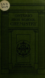 Ontario high school chemistry.._cover