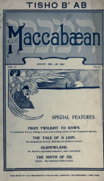 The Maccabaean 5, no. 2_cover