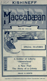 The Maccabaean 4, no. 6_cover
