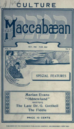 The Maccabaean 4, no. 5_cover