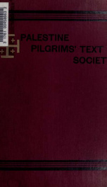 The library of the Palestine Pilgrims' Text Society 1_cover
