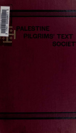 The library of the Palestine Pilgrims' Text Society 2_cover