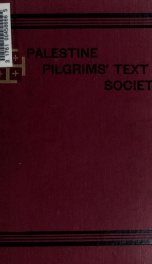 The library of the Palestine Pilgrims' Text Society 5_cover