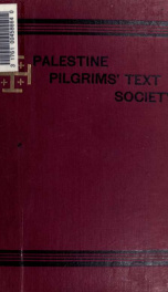The library of the Palestine Pilgrims' Text Society 3_cover
