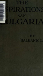 The aspirations of Bulgaria_cover