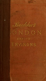 London and its environs : handbook for travellers_cover