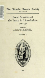 The Publications - Lincoln Record Society 49_cover