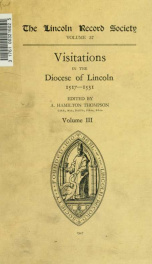 The Publications - Lincoln Record Society 37_cover