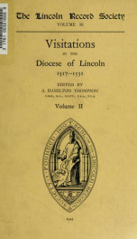 The Publications - Lincoln Record Society 35_cover
