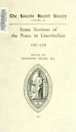 The Publications - Lincoln Record Society 30_cover
