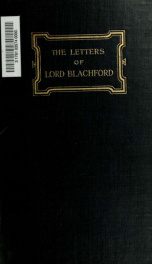 Letters of Frederic Lord Blachford, under-secretary of state for the colonies, 1860-1871_cover