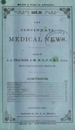 Cincinnati Medical News v.15 n.171_cover