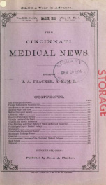 Cincinnati Medical News v.13 n.147_cover