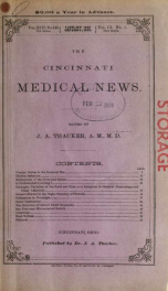 Cincinnati Medical News v.13 n.145_cover